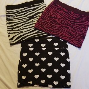 Skirt trio